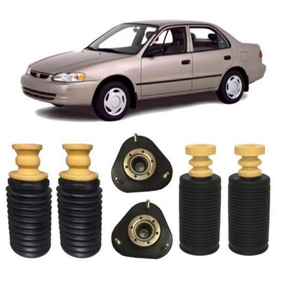 Imagem de Kit Coxim Dianteiro Traseiro Corolla 1998 1999 2000