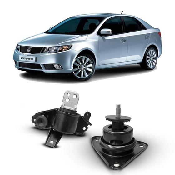 Imagem de Kit Coxim Do Motor Direito + Esquerdo Kia Cerato 2009 A 2012