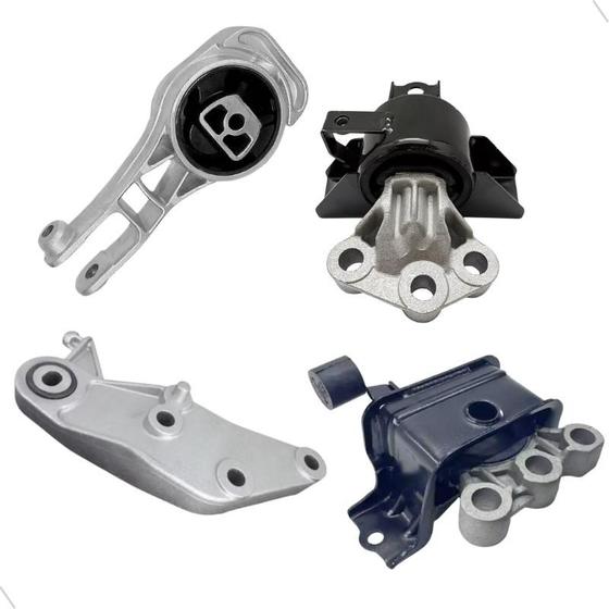 Imagem de Kit Coxim Motor Cambio Manual Onix Prisma Spin Cobalt Sonic