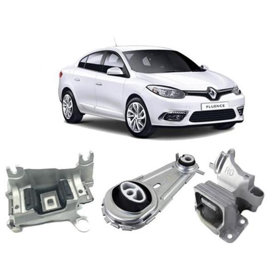 Imagem de Kit Coxim Motor Direito Esquerdo Câmbio Fluence 2015 2016 17