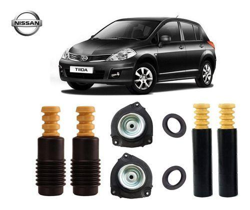 Imagem de Kit Coxim Rolamento Dianteiro Traseiro Nissan Tiida 1.8 2010 2011 2012