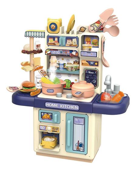 Imagem de Kit Cozinha Casa Encantada com 34 Peças Azul - Zippy Toys