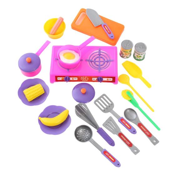 Imagem de Kit Cozinha Infantil Chef's Kitchen Premium 754 Pica Pau