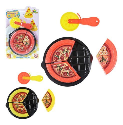 Imagem de Kit Cozinha Infantil Pizza De Corta + Carretilha / Cortador