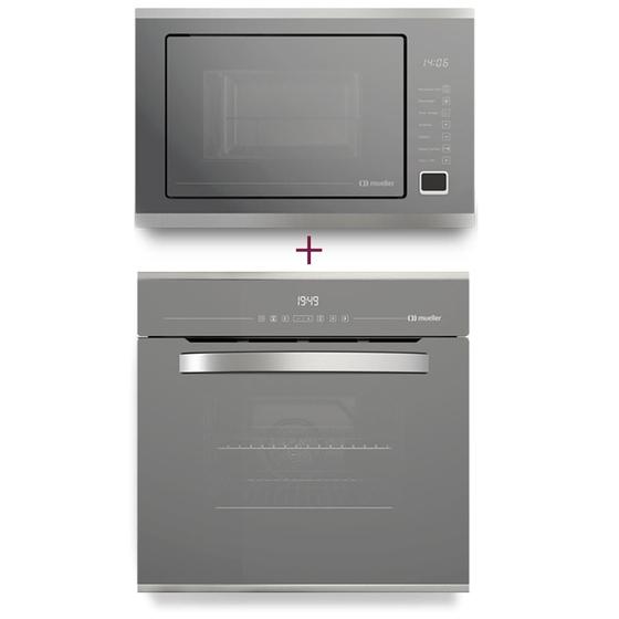 Kit Cozinha Micro-ondas Espelhado MMO0225G1 + Forno de Embutir 68 Litros MFE0268G1 220V Menor preço em Kit Cozinha Micro-ondas Espelhado MMO0225G1 + Forno de Embutir 68 Litros MFE0268G1 220V