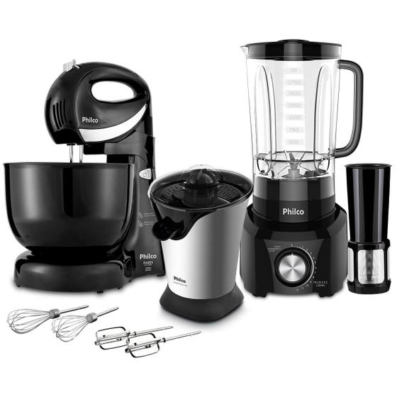 Kit cozinha philco pkt35p preto - 127v Menor preço em Kit cozinha philco pkt35p preto - 127v