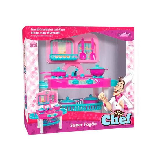 Imagem de Kit Cozinha Super Fogão Big Chef B145 Mielle