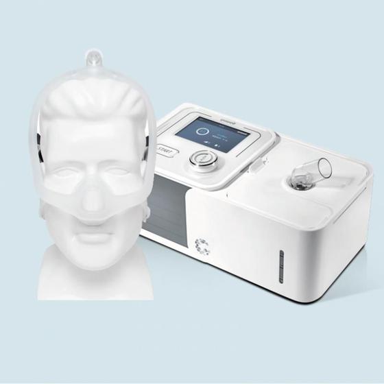 Imagem de Kit CPAP Automático com Umidificador YH-560 - Yuwell + Máscara Nasal Wisp Silicone - Philips Respironics