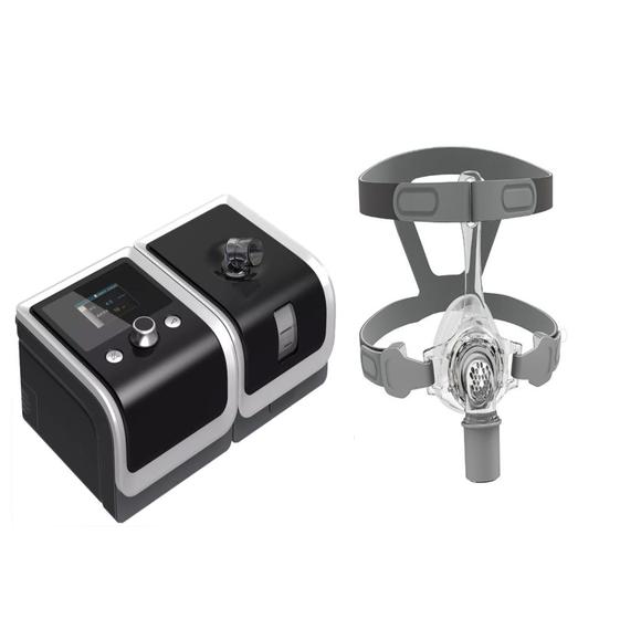 Imagem de Kit CPAP Básico RESmart G2, modelo E-20C-H-0, com Umidificador e Máscara Nasal N5 (todos os tamanhos P, M, G)