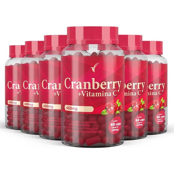 Imagem de Kit Cranberry + Vitamina C Eleve Life 180 dias 360 cápsulas