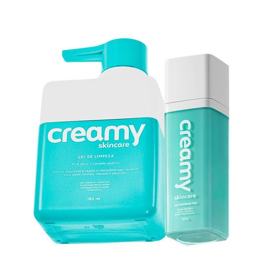 Imagem de Kit Creamy Skincare Glicointense Peel e Gel de Limpeza (2 produtos)