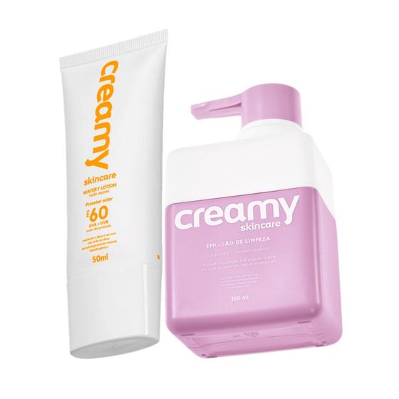 Imagem de Kit Creamy Skincare Protetor Solar Facial FPS 60 Emulsão (2 produtos)