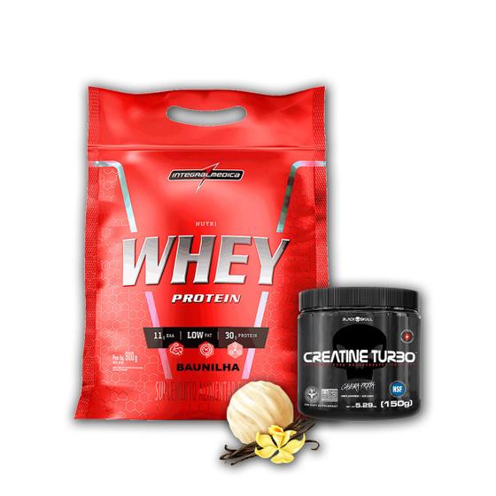 Imagem de Kit Creatina Turbo 150g + Nutri Whey 900g Integralmedica