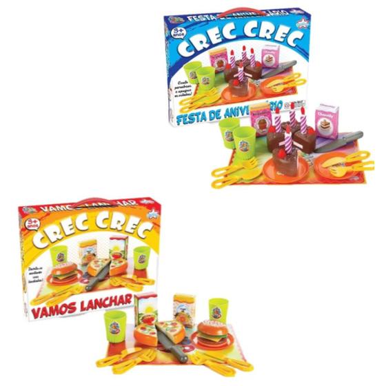 Imagem de Kit Crec Crec Festa de Aniversário e Crec Crec Vamos Lanchar