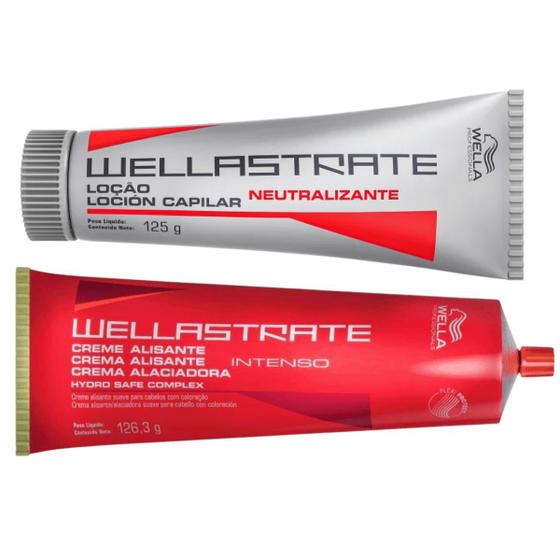 Keratina Wellastrate Kit Creme Alisante Para Cabelo Wellastrate