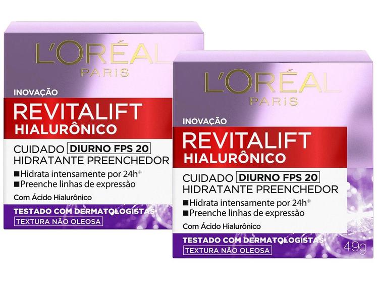 Kit Creme Facial Loreal Paris Revitalift Menor preço em Kit Creme Facial Loreal Paris Revitalift
