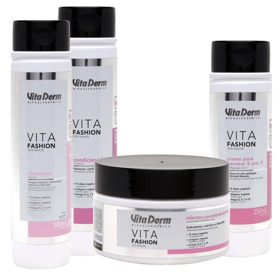 Imagem de Kit crespos e cachos vita derm