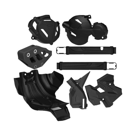 Imagem de Kit Crf 250f Prot Motor/Quadro/Balança/Tamp Motor +Guia Corr