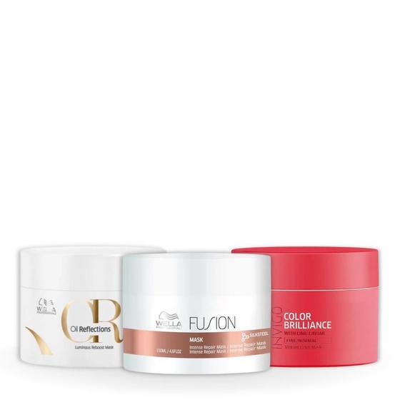 Imagem de Kit Cronograma Fusion 150ml + Brilliance 150ml + Oil 150ml