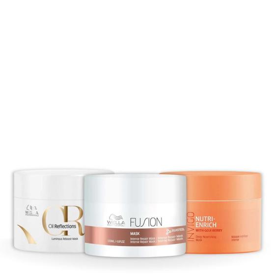 Imagem de Kit Cronograma Fusion 150ml + Enrich 150ml + Oil 150ml