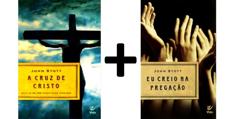 Imagem de Kit Cruz de Cristo e Eu Creio na Pregação, John Stott - Vida