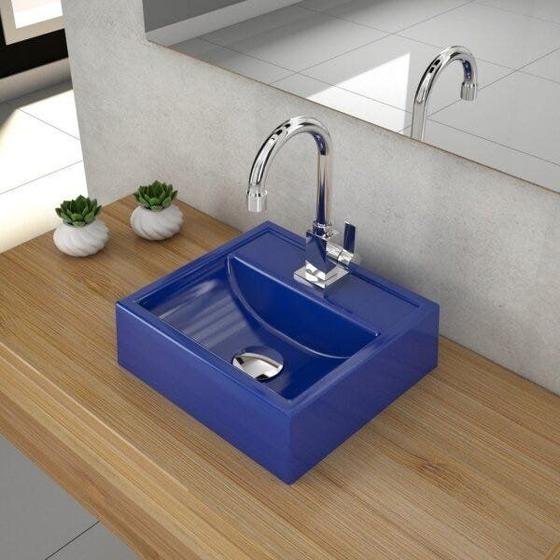 Imagem de Kit Cuba Q32 com Torneira Luxo 1195 e Válvula Click 1 Pol. 1/2