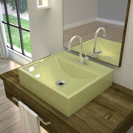 Imagem de Kit Cuba Q39 com Válvula, Sifão Pvc e Flexível Compace