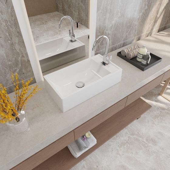 Imagem de Kit Cuba Rl545 Roma com Torneira Luxo e Válvula Click