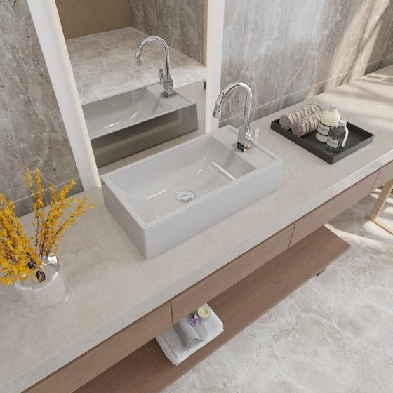 Imagem de Kit Cuba Rl545 Roma com Válvula Botão