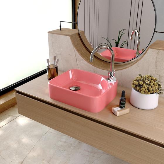 Imagem de Kit Cuba Ro36 Cross com Torneira Luxo e Válvula Click