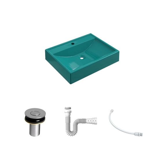 Imagem de Kit Cuba RT49 C/Válvula Click 1''B (2,6cm) + Sifão Pvc + Flexível