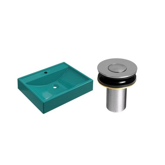 Imagem de Kit Cuba RT49 C/Válvula Click Botão 1''B (2,6cm)
