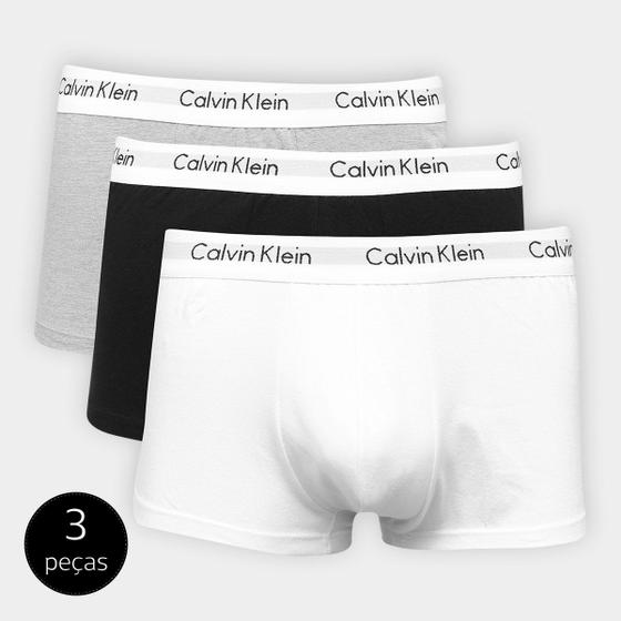 Imagem de Kit Cueca Boxer Calvin Klein Trunk 3 Peças
