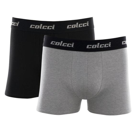 Imagem de Kit Cueca Boxer Colcci 2 Peças Masculina Algodão com Elástico