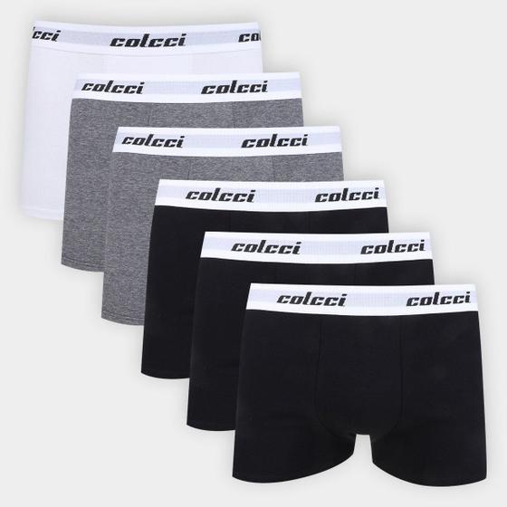 Imagem de Kit Cueca Boxer Colcci Cotton 6 Peças