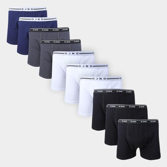 Imagem de Kit Cueca Boxer Gajang Com 10 Peças