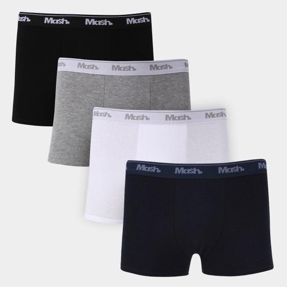 Imagem de Kit Cueca Boxer Mash 4 Peças