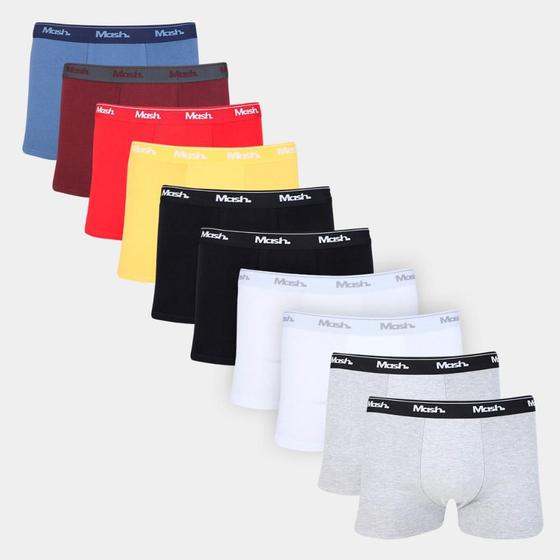 Kit Cueca Boxer Mash Masculina 10 Peças Menor preço em Kit Cueca Boxer Mash Masculina 10 Peças