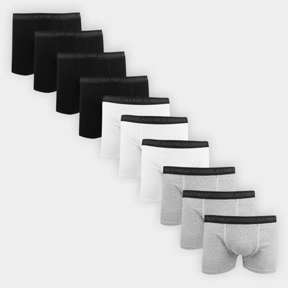 Imagem de Kit Cueca Boxer Underwear C/ 10 Peças