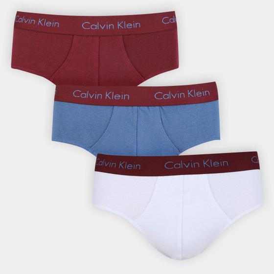 Imagem de Kit Cueca Slip Calvin Klein 3 Peças