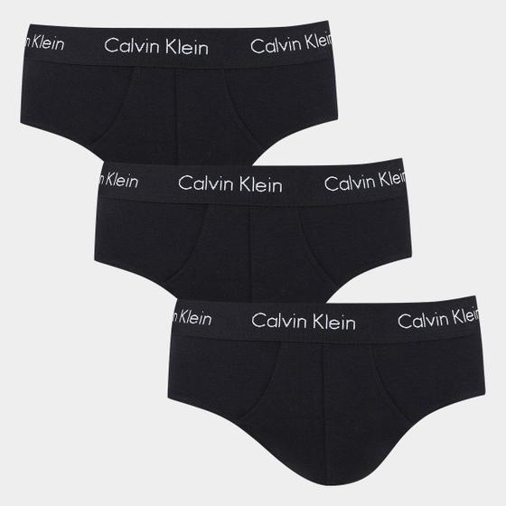 Imagem de Kit Cueca Slip Calvin Klein 3 Peças