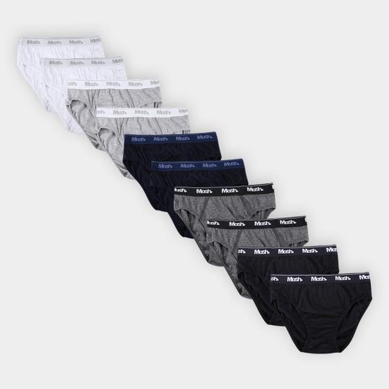 Kit Cueca Slip Infantil Mash C/ 10 Peças Menor preço em Kit Cueca Slip Infantil Mash C/ 10 Peças
