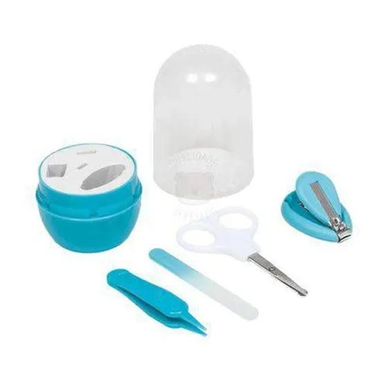 Imagem de Kit Cuidados Com Estojo 4 Peças Azul - Buba