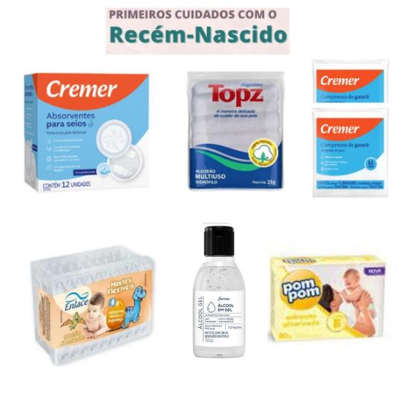 Imagem de Kit Cuidados com o Recém nascido na Maternidade com 7 itens
