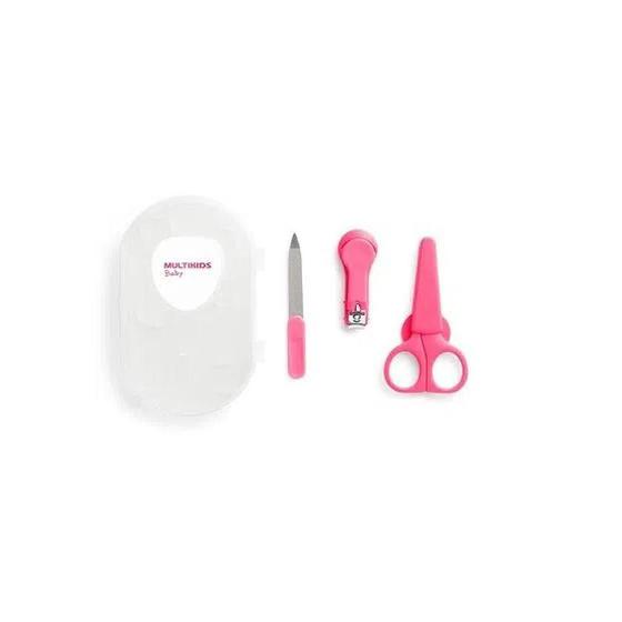 Imagem de Kit Cuidados Estojo Higiene Bebê Perfect Baby Rosa