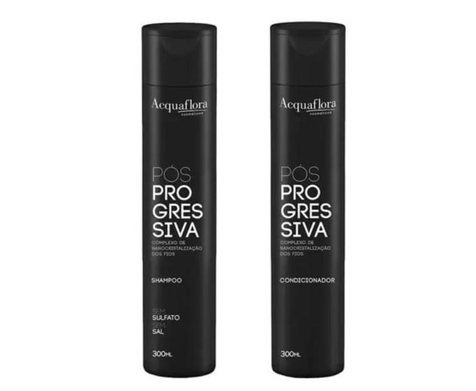 Imagem de Kit da  Acquaflora Pós Progressiva Shampoo e condicionador