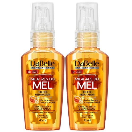 Imagem de Kit Dabelle 2 Óleos Reparadores Milagres do Mel 45ml
