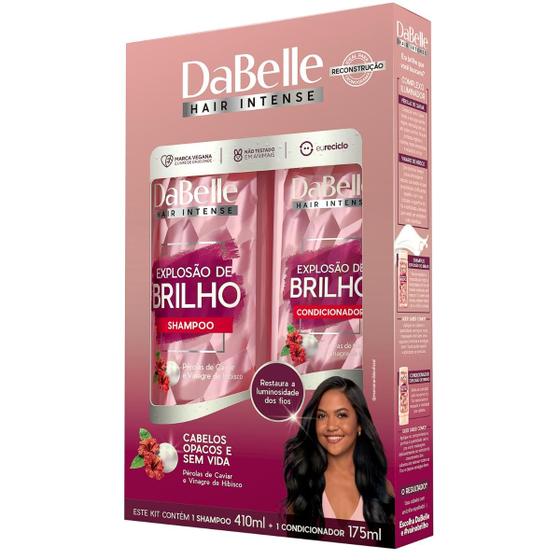 Imagem de Kit Dabelle Explosão de Brilho Shampoo 410ml + Condicionador 175ml