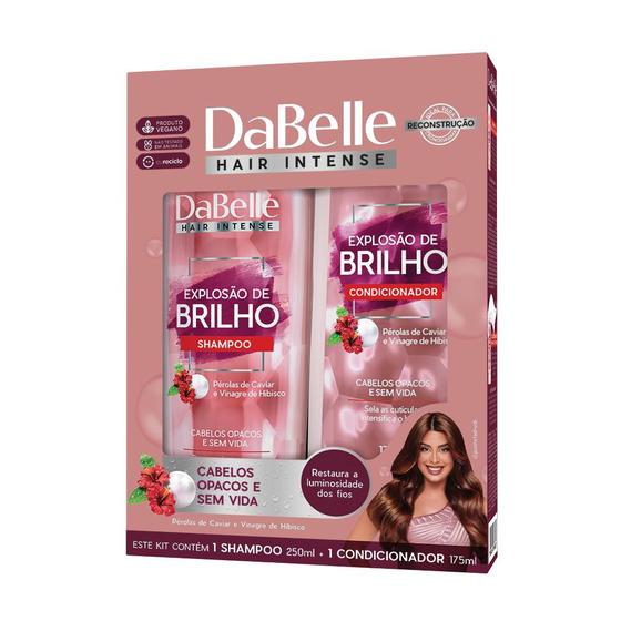 Imagem de Kit Dabelle Hair Explosão de Brilho Shampoo 250ml + Condicionador 200ml