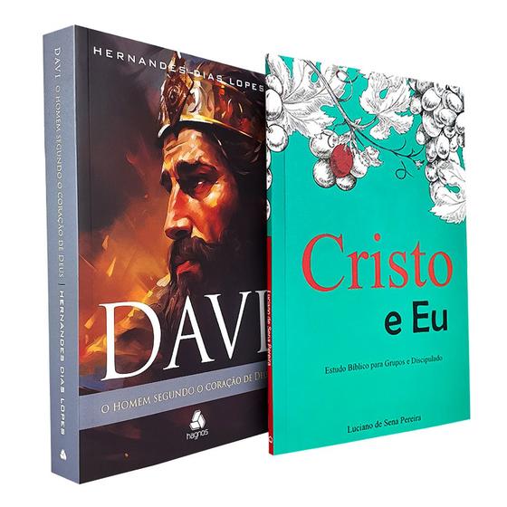 Imagem de Kit Davi o Homem Segundo o Coração de Deus + Cristo e Eu